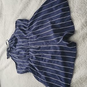 Shein stripped romper